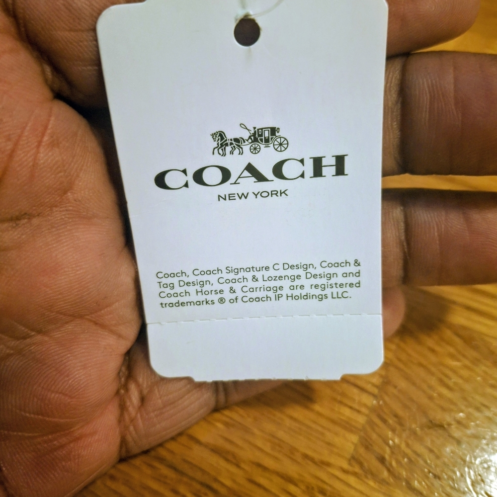 Coach Warren Belt Bag With Watercolor Script Print - Picture 12 of 16